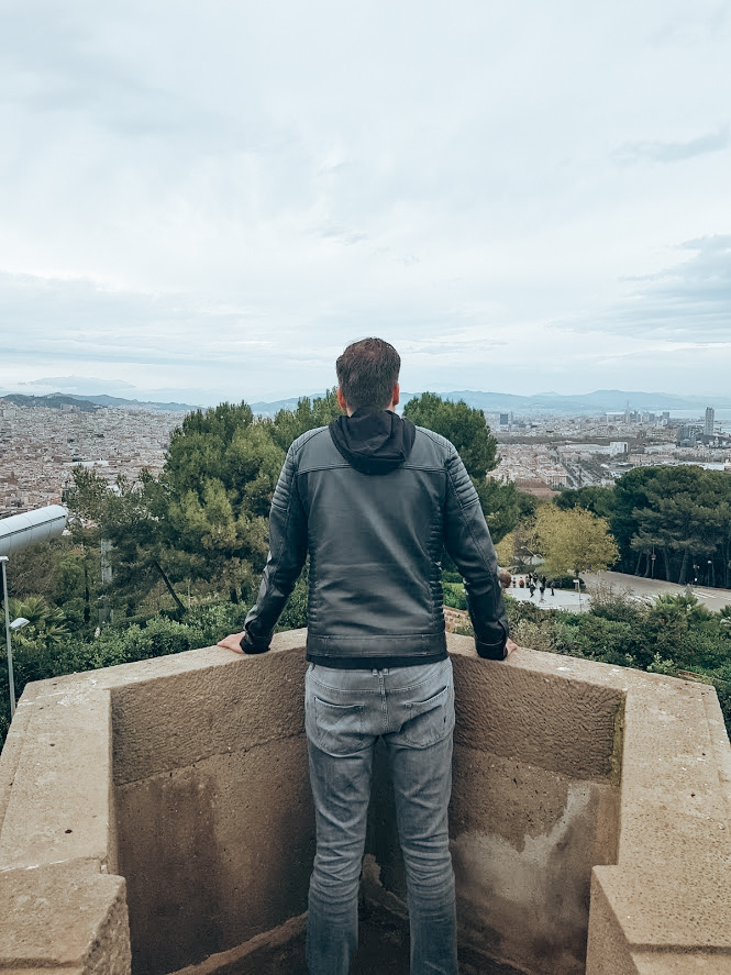 Uitzicht Barcelona vanaf het kasteel