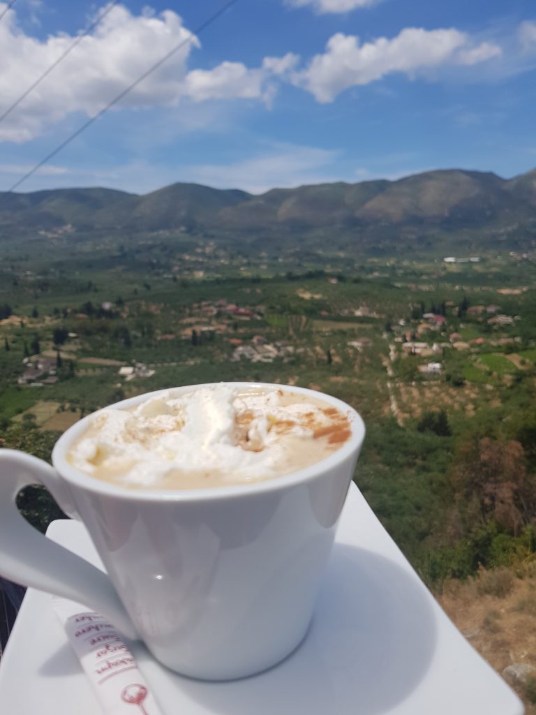 Koffie Lofos uitzicht