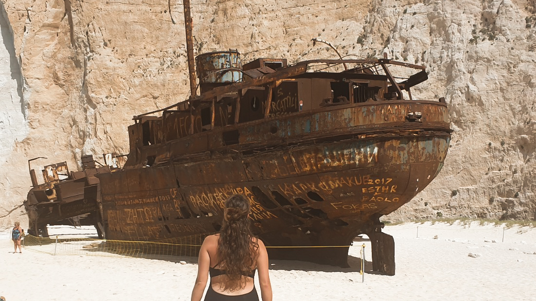 Shipwreck beach Zakynthos